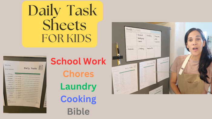 Tasks Sheets | Bloom Sisters
