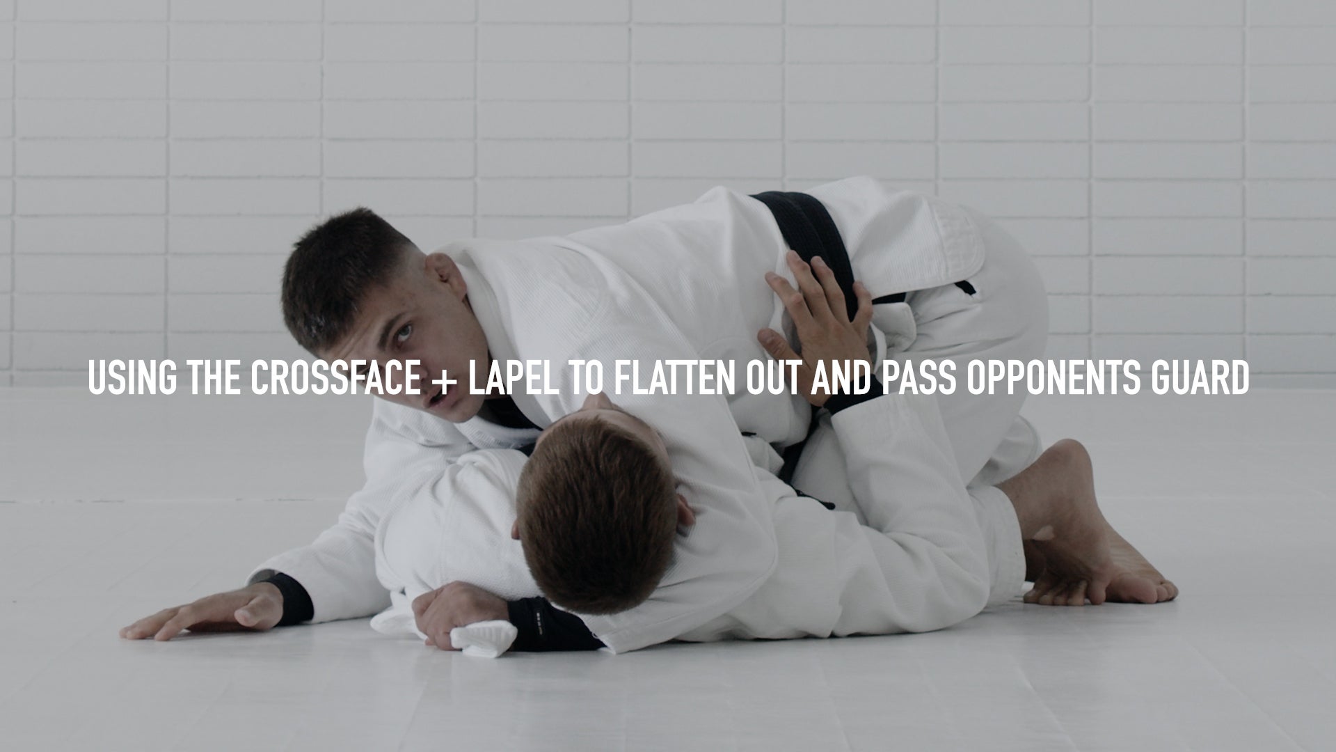 Achieving the Half Guard Position
