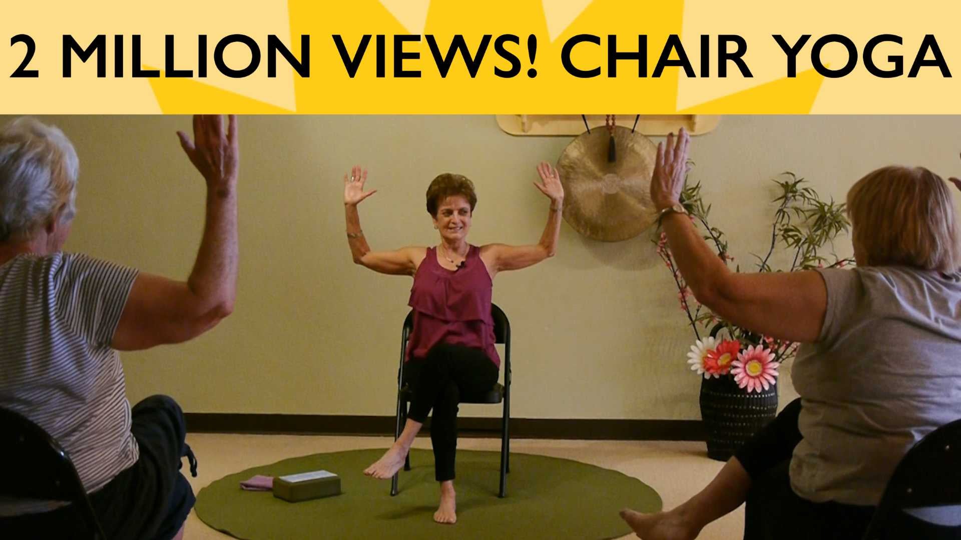 Lively Chair Yoga Class with Tatis - A YouTube 2 Million View Video!