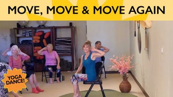 It's Cardio Fun Time! Lots of Moving! - Chair Yoga and Dance Class with Sherry