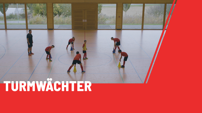 Turmwächter | Hallenfußball-Übung