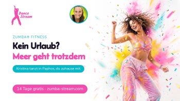 Zypern im Wohnzimmer — Zumba® Fitness online mit Kristina