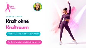 Straffen ohne Geräte — Zumba® Toning online mit Kristina