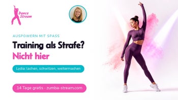 Lachen und schwitzen — Tanzen zum Abnehmen mit Lydia
