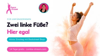 Ohne Vorkenntnisse — Zumba® online kostenlos mit Alicia