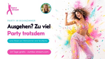 Wohnzimmer statt Club — tanzen macht glücklich mit Lena