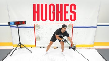 Quinn Hughes Stickhandling Session