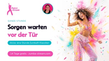 Eine Stunde ohne Sorgen — Zumba® Fitness online, Alicia