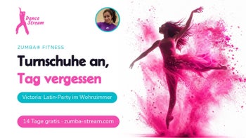 Kopf aus, Musik an — Zumba® Fitness online mit Victoria