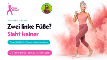 Einfach mitmachen — Zumba® online kostenlos mit Anne-Sophie