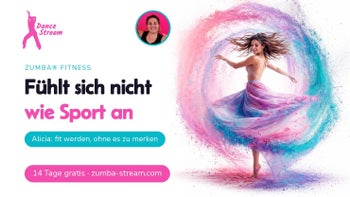 Fit werden nebenbei — Zumba® Fitness online mit Alicia