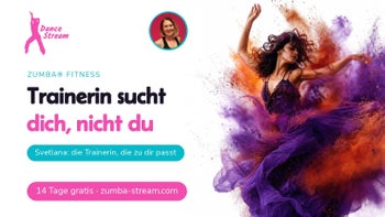 Wer Zumba® mag, bleibt — Tanzen zum Abnehmen mit Svetlana