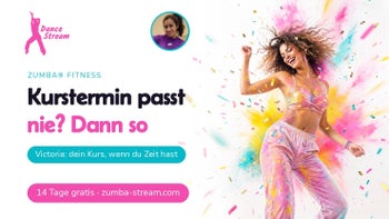 Jung, laut, ansteckend — Zumba® Fitness online, Victoria