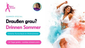 Sommer im Wohnzimmer — Zumba® Online Workout mit Victoria