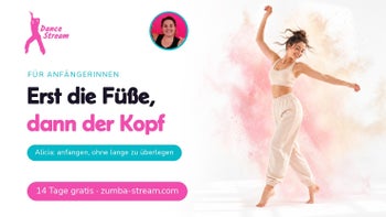 Nicht denken, mitmachen — Zumba® Fitness online mit Alicia