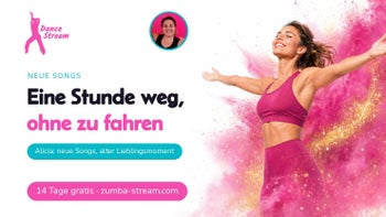 Neue Songs, alte Freude — Zumba® Fitness online mit Alicia