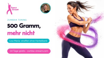Straffen ohne Studio — Zumba® Toning online mit Lisa Maria