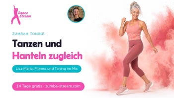 Party mit Gewichten — Zumba® Toning online mit Lisa Maria