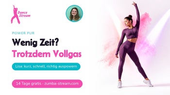 Ausrasten in Rekordzeit — Tanzen zum Abnehmen mit Lisa