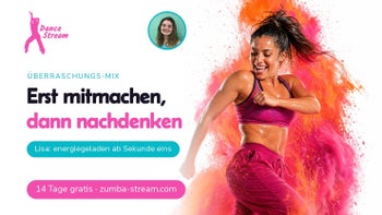 Überraschung zum Start — Zumba® Fitness online mit Lisa