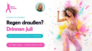 Sonne im Wohnzimmer — Zumba® Fitness online, Lydia