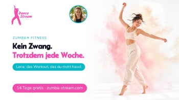 Süchtig im guten Sinn — Zumba® Fitness online mit Lena