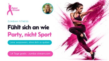 Auspowern statt Quälen — Tanzen zum Abnehmen mit Lena