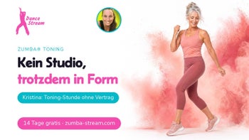 In Form ohne Studio — Zumba® Toning online mit Kristina