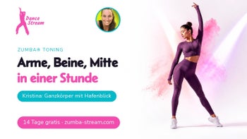 Arme, Beine, Mitte — Zumba® Toning online mit Kristina