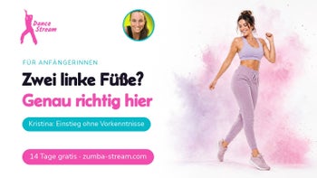 Erst testen — Zumba® online kostenlos mit Kristina