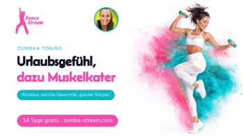 Tone me Up — Zumba® Toning online mit Kristina