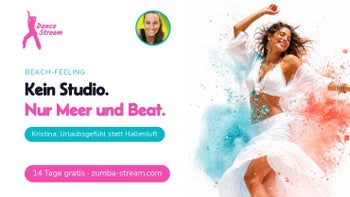 Sonne statt Studio — Zumba® Online Workout mit Kristina