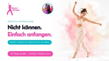 Einfach mitmachen — Zumba® Fitness online mit Kathrin