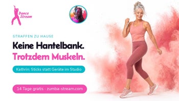 Straffen, wo du willst — Zumba® Toning online, Kathrin