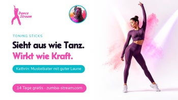 Sticks statt Hanteln — Zumba® Toning online, Kathrin