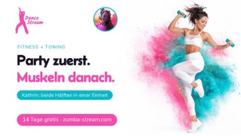 Erst tanzen, dann straffen — Zumba® Toning online, Kathrin