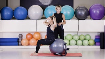 Pilates Halo® Trainer e Stability Ball™ (1)