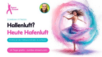 Hafen statt Halle — Zumba® Fitness online mit Kristina