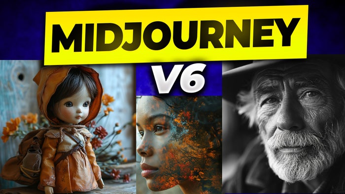 Imagem gerada por Midjourney V6, com um close em detalhes de uma roda de metal dourada com design complexo, ao lado de um rosto humano estilizado em cinza, destacando o realismo e a criatividade da nova versão.
