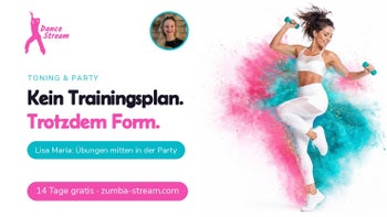 In Form ohne Studio — Zumba® Toning online mit Lisa Maria