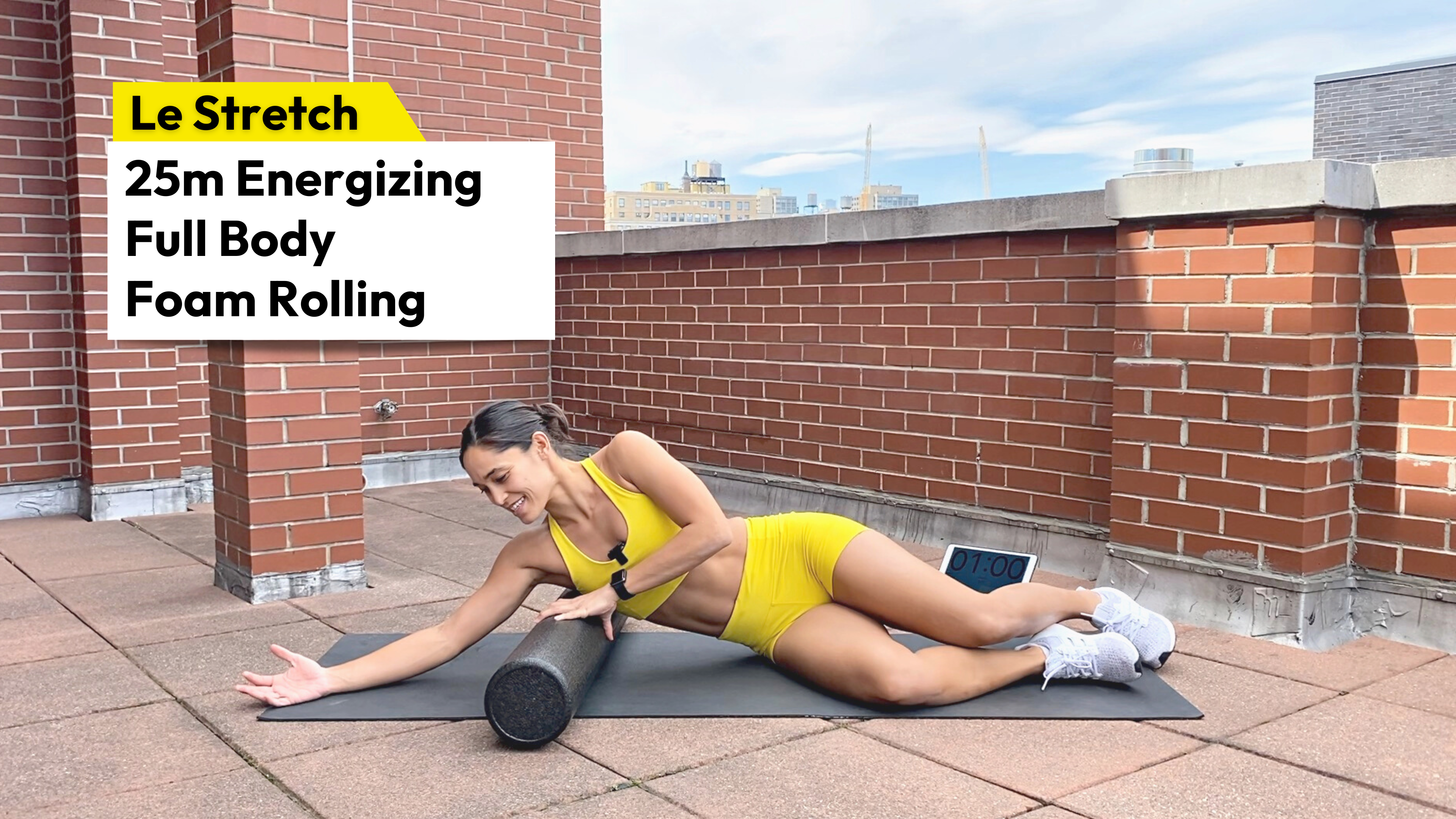 25m Energizing Full Body Foam Rolling