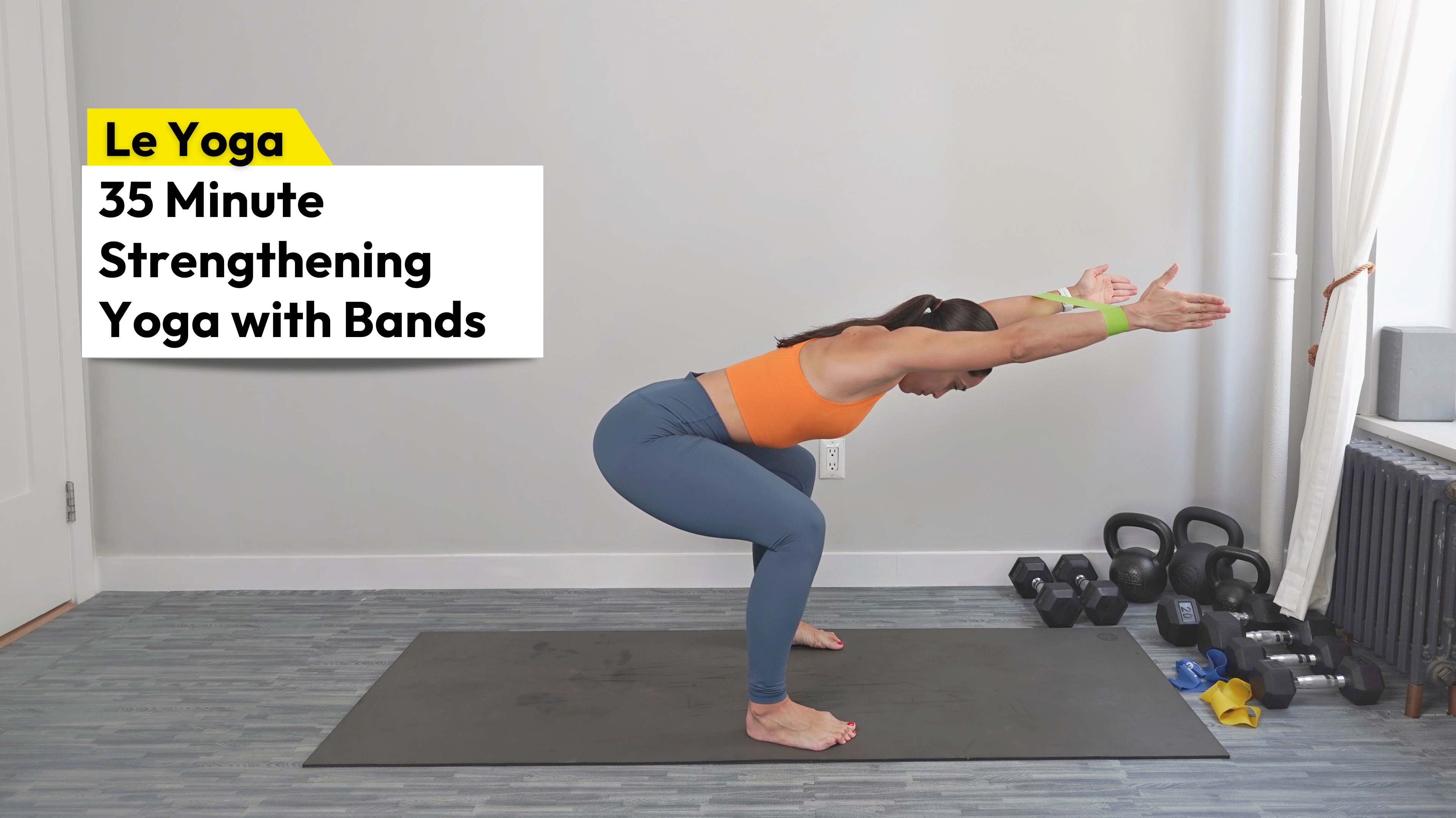 35m Strengthening Yoga + Bands