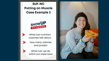 Putting On Muscle Case Example 2 w/ RD Mel