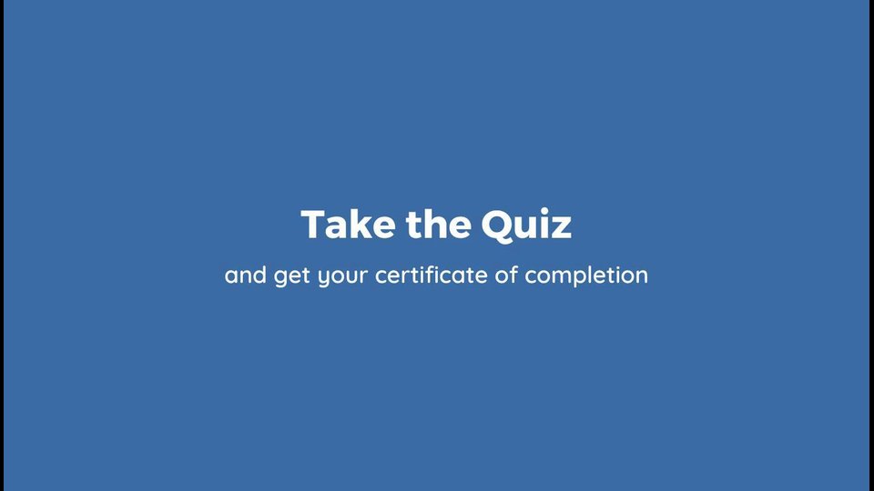 GPS Devices - Quiz and Certificate 
