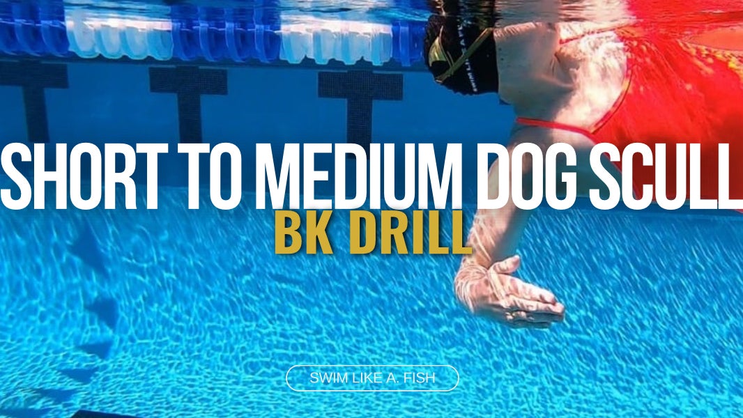 short to medium dog backstroke scull drill