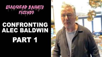 Confronting Alec Baldwin on Palestine Pt. 1 | Crackhead Barney