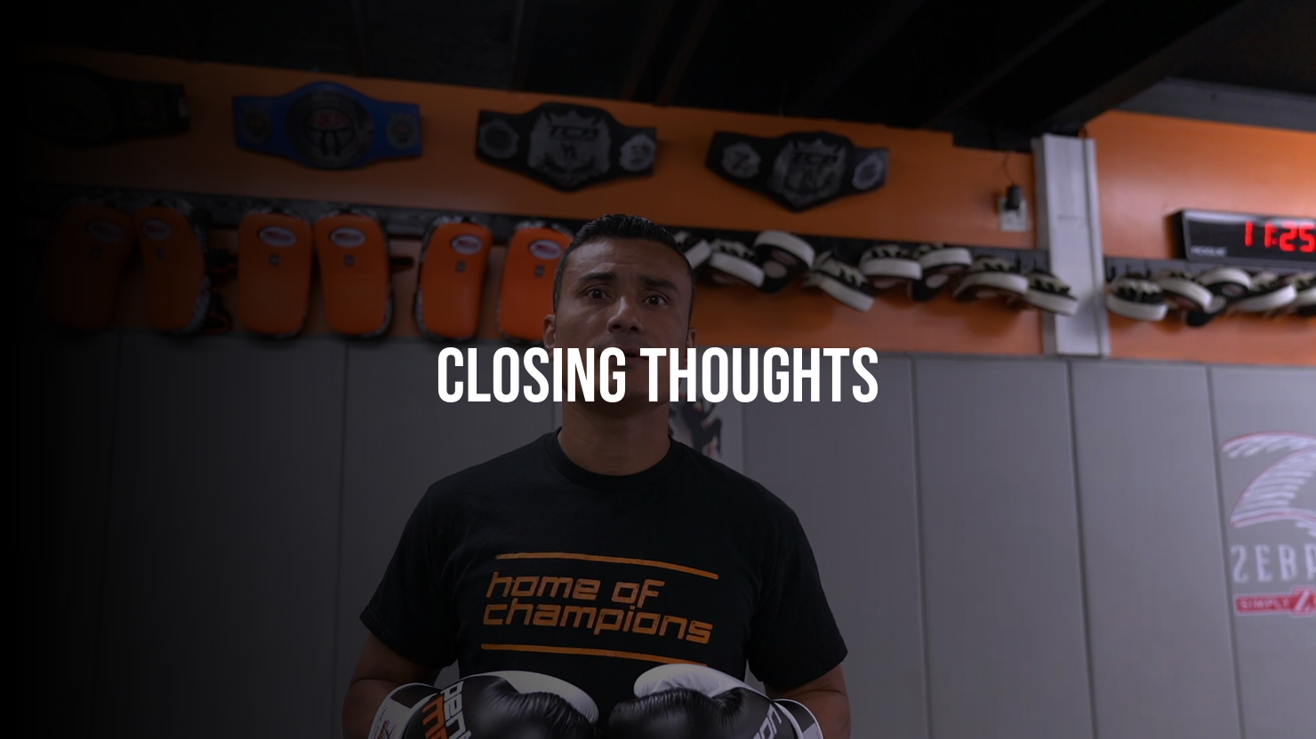 The Low Kick Masterclass | Closing Thoughts