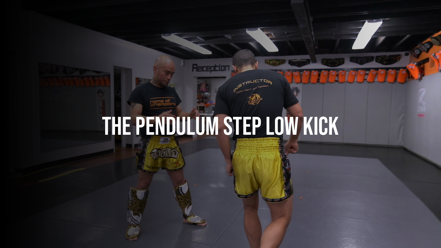 The Pendulum Step Low Kick