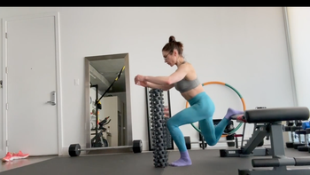 Superset Bench squats & Bulgarians 