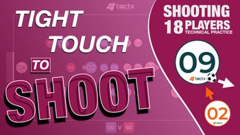SHOOTING | SHIFT AND SHOOT | TECHNICAL PRACTICE | 18 PLAYERS